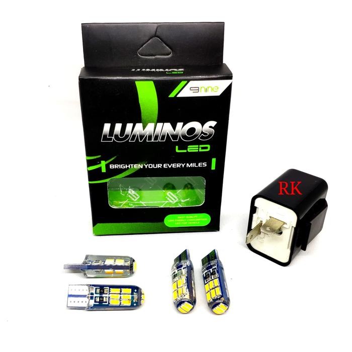LAMPU SEIN MOTOR LED LAMPU LED SEN T10 KUNING PAKET LAMPU SIGN T10