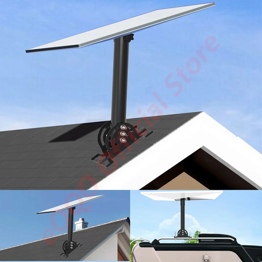 For Starlink Gen 3 Heavy Duty Pivot Roof Mount,Starlink Adjustable Mounting Kit,Compatible with Star