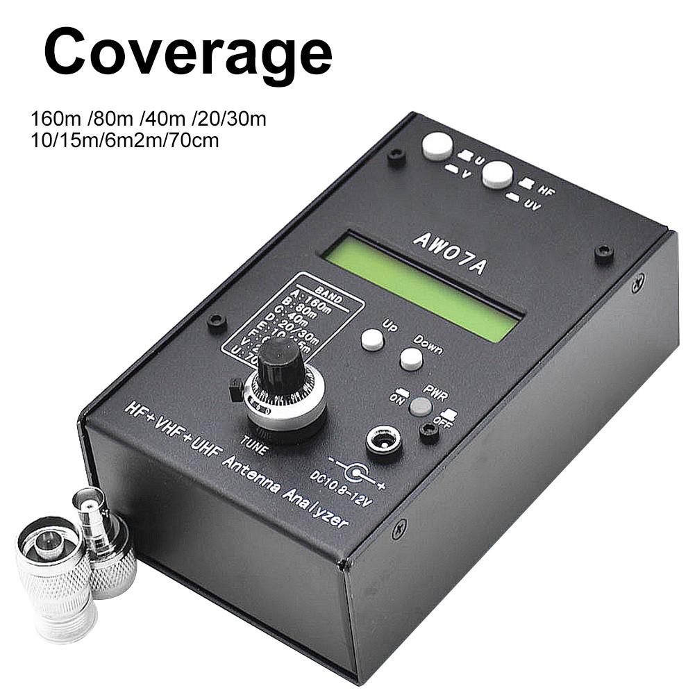 Hf/Vhf/Uhf Aw07A 1.5-470Mhz 160M Hf +Uv Spectrum Analyzers Impedance Swr Antenna Analyzer Swr