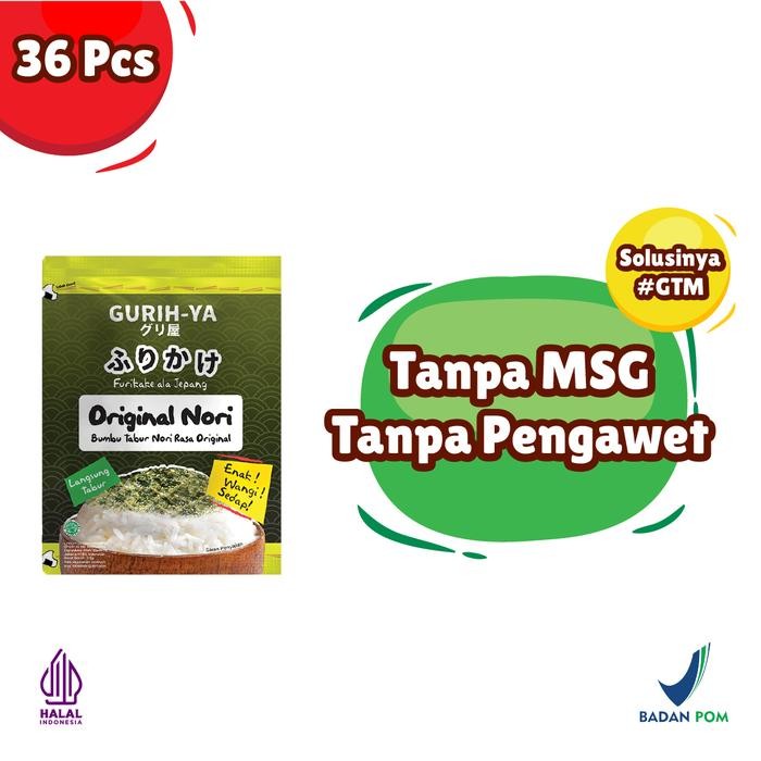 

Gurih-ya Original Seaweed - 5.5 Grams x 36 Sachets