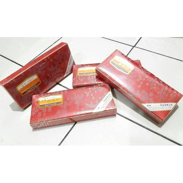 

Refined Pure Pearl Powder. Bubuk Mutiara Margarita Zen Zhu Mo