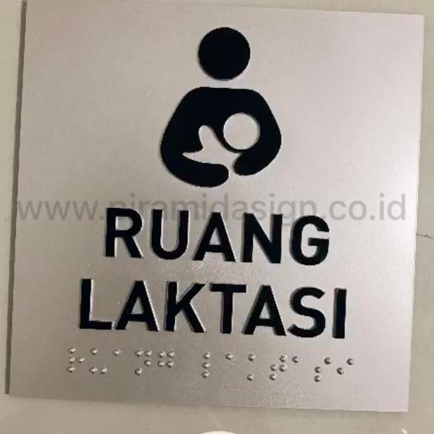

Papan Braile ruang Laktasi Sign Penanda Tuna Netra