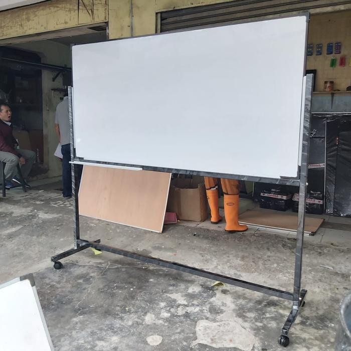 

Whiteboard non magnet doubleface standing 120 x 200 cm
