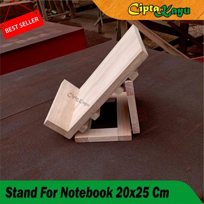 

wooden stand for notebook lipet 20x25 cm