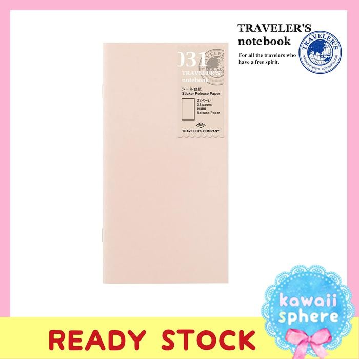 

Travelers Notebook Sticker Release Paper Regular TN 031 Ready Stock