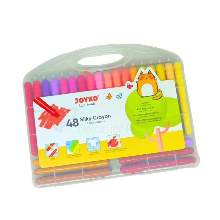 

Silky Crayon Crayon Gel Krayon Halus Joyko SLC-A-48 Warna Color