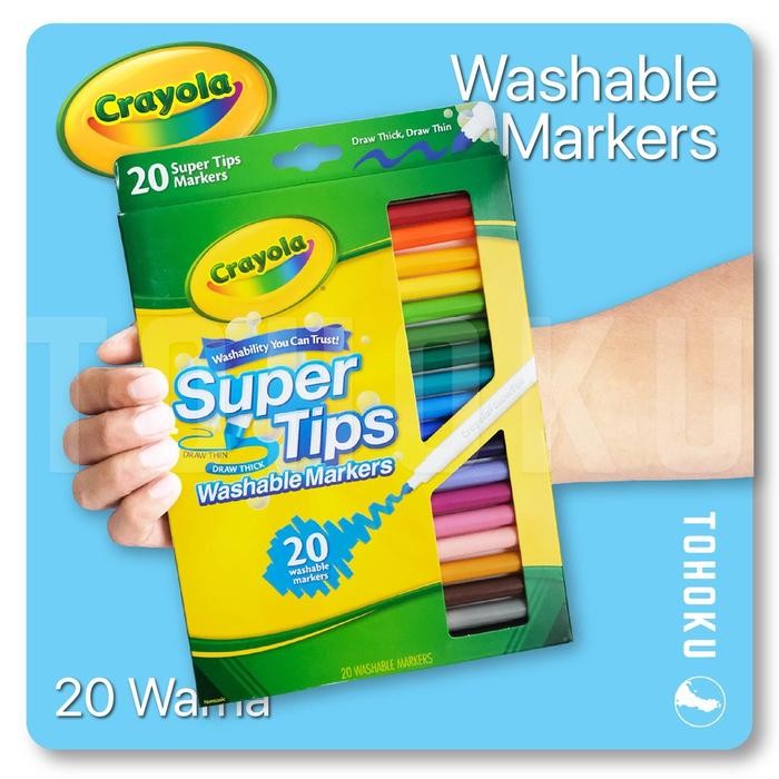 

Crayola Washable SuperTips Marker - 20 Color