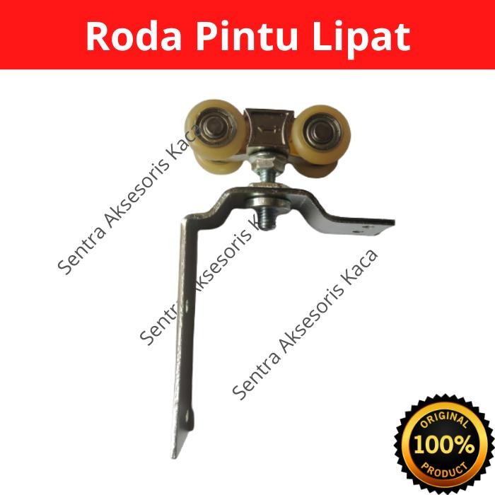 Roda Rel Track Sliding Pintu Lipat