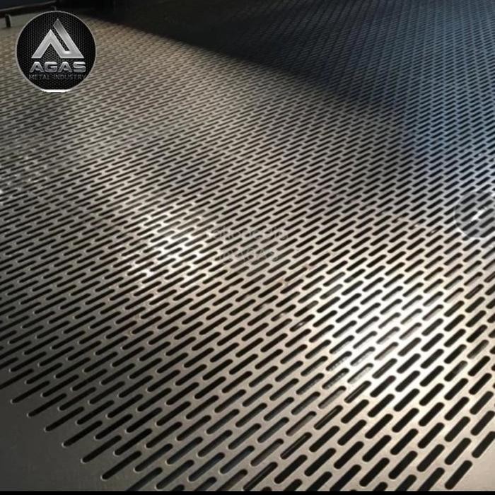 Plat Lubang Besi Perforated Kapsul 5x30mm