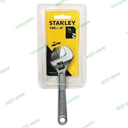 Stanley STMT87431-8 Adjustable wrench 6 Inch / Kunci Inggris 6"