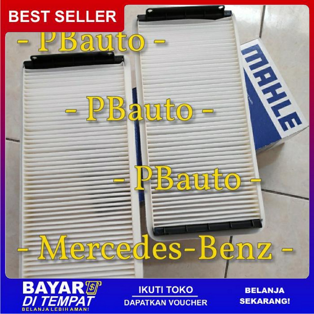 FREE ONGKIR FILTER AC W220 S320 S280 MERK MAHLE / CABIN DUST SARINGAN DEBU MERCY BISA COD