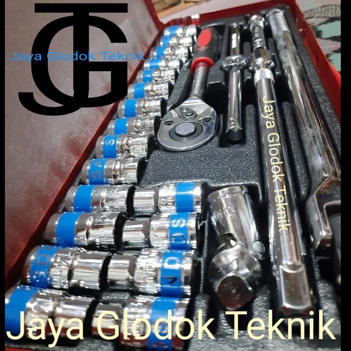 (JGT) kunci shock 24 pcs socket set kunci sok sands /set good quality