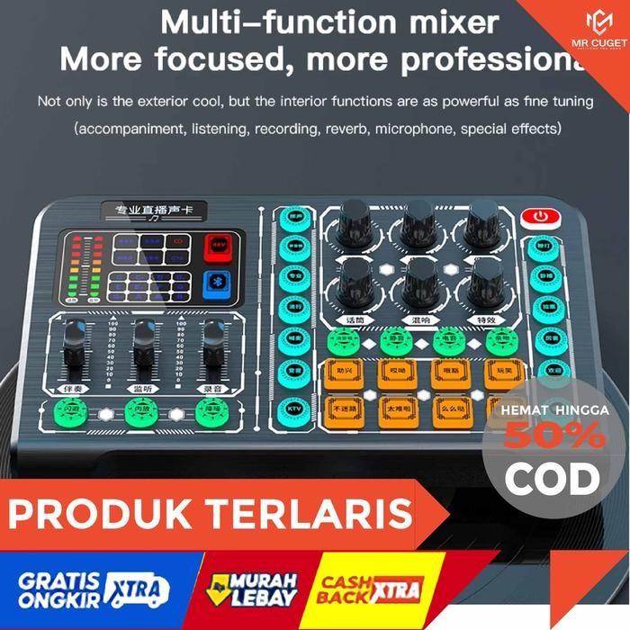 [Expert] Alat Streaming Live Sosmed Mic Karoke sambung ke hp smartphone dan