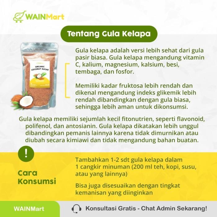 

(Allthebest) Wainmart Gula Kelapa Alami