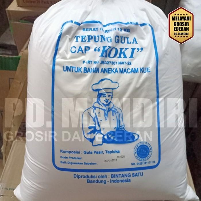 

(Allthebest) GULA TEPUNG CAP KOKI 1 KG / REPACK / GULA HALUS