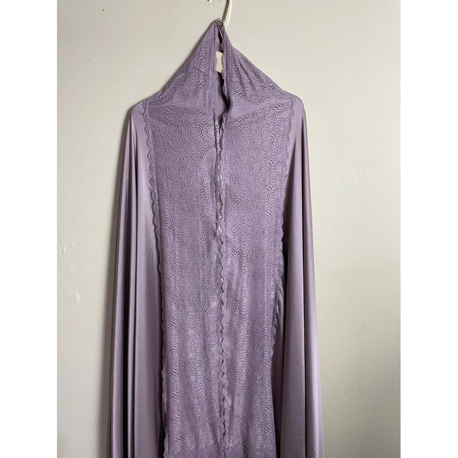 Mukena Dewasa 2 in 1 bahan Armanii Silky Satin Premium Nyaman Panjang Renda Mewah Muslim mukena silk