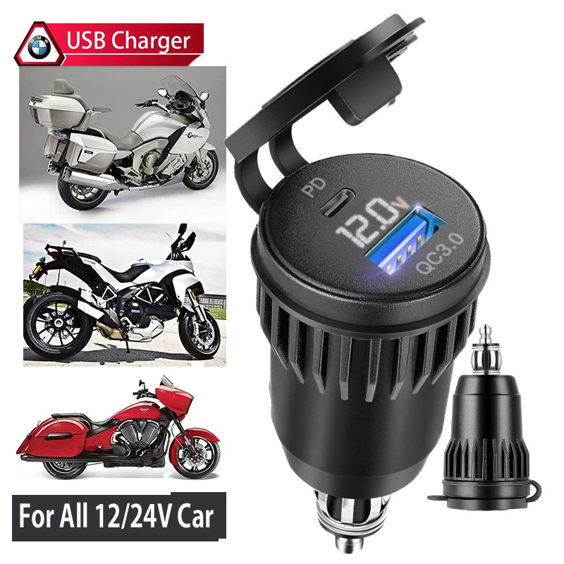 Motorcycle usb charger moto accessorios motorcycle usb presa usb socket New Motorcycle Usb Fast Char