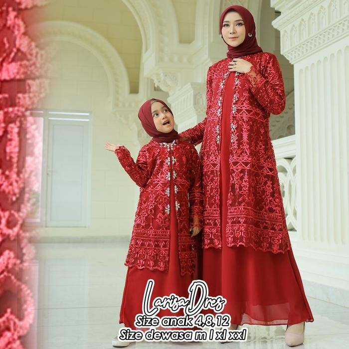 Gamis Couple Yasmin Ibu Dan Anak Gamis Outer Premium Gamis Couple Keluarga Gamis Outer Anak Gamis
