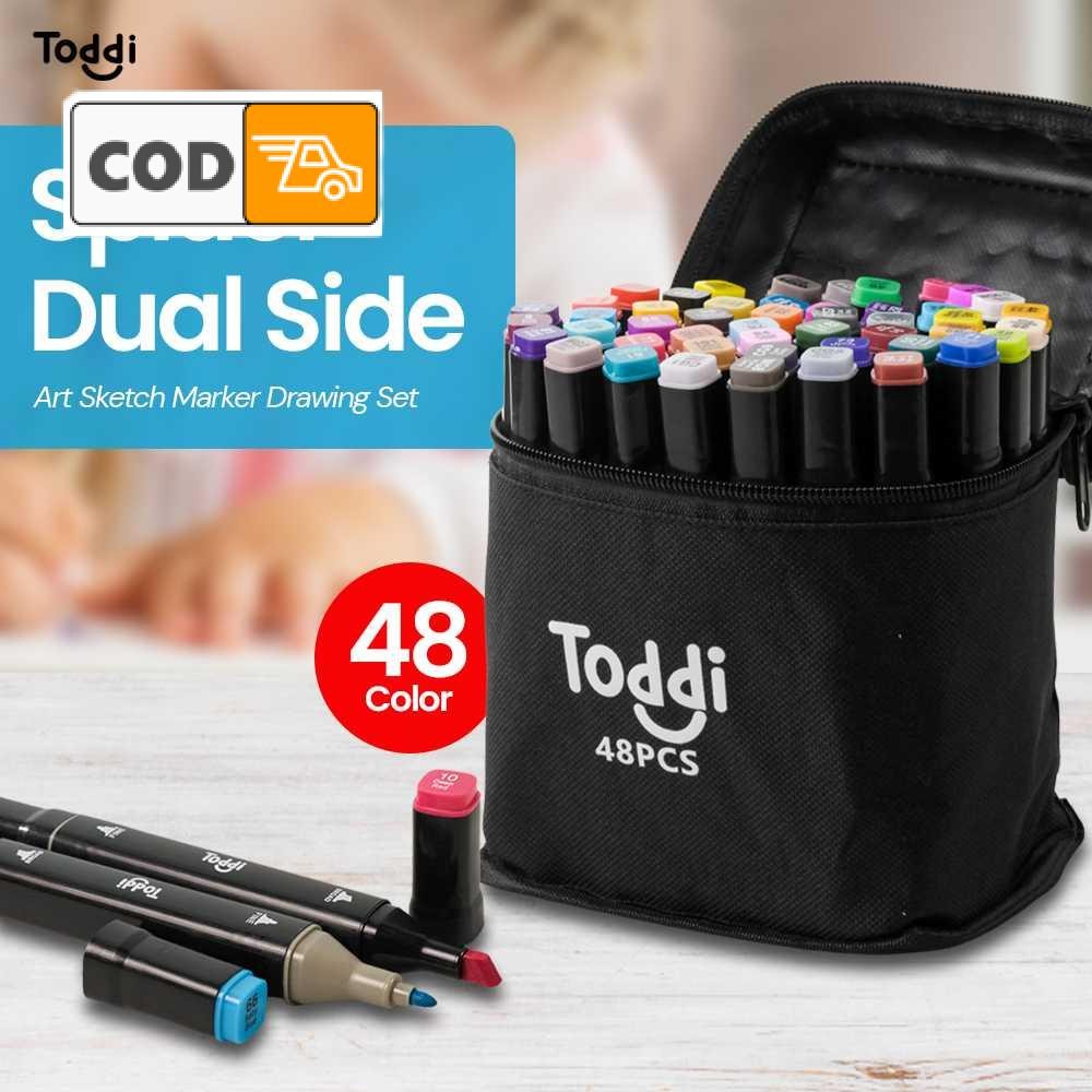 

Set Spidol Dual Side Marker Brush 24 Warna Mewarnai Art Marker Touch Color Sketsa Kreatif