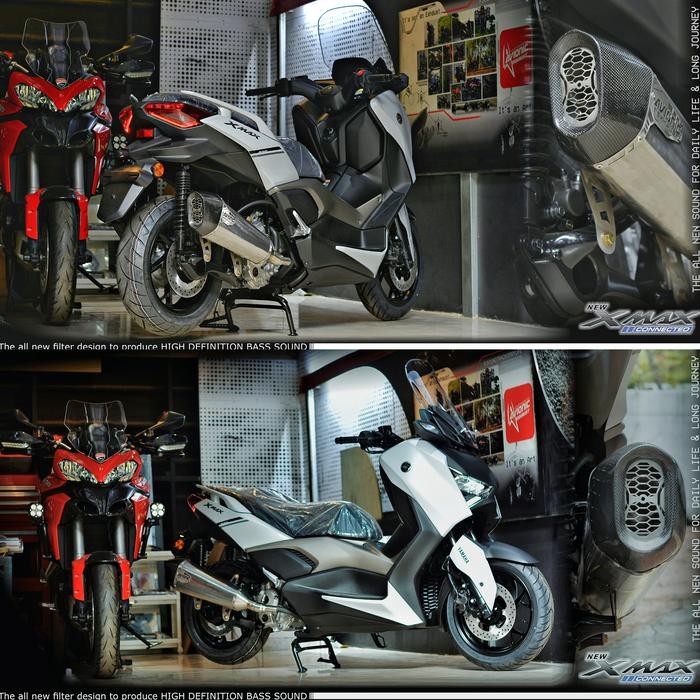 Avionic Exhaust knalpot XMAX- BIG BASS ( Fullsystem )