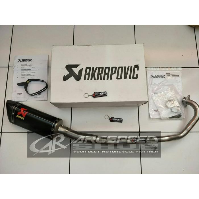Knalpot Akrapovic R15 V3 XSR 155 Fullsystem Slovenia (Header custome)