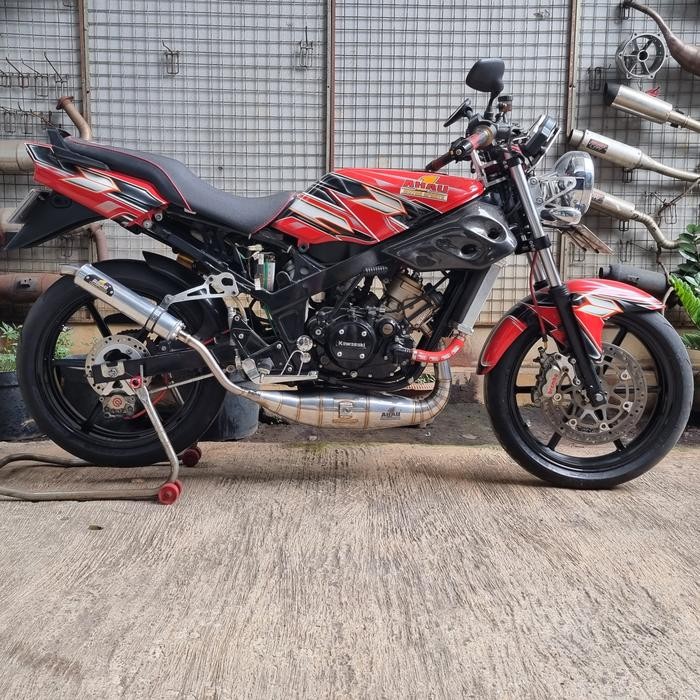 Knalpot Ahau One Ninja R/RR L39 Cobra Stainless