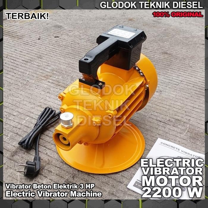 Pazto Mesin Pemadat Cor Beton Elektrik Concrete Electric Motor Listrik Machine 3 HP 1 Phase 3