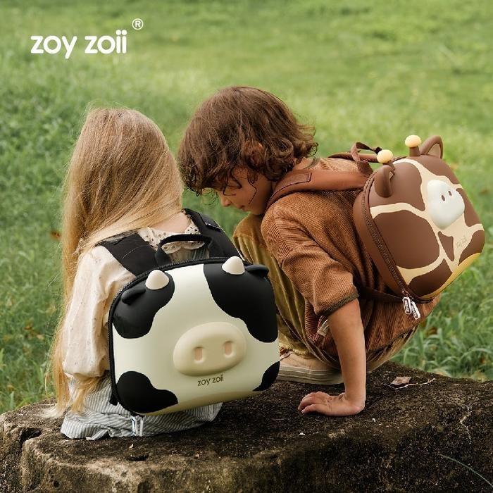 READYZOYZOII BAGPACK ANIMAL SERIES JERAPA & SAPI TAS SEKOLAH ANAK