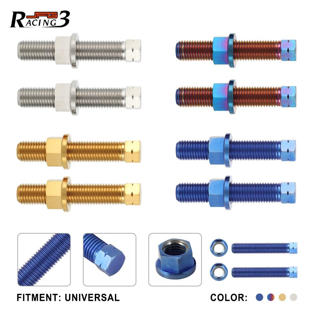 

Funparts Motorcycles Accessories Universal M10 Screws Hexagon Head Screws Flange Nut Chain Adjustment Screw For KTM Honda SUZUKI