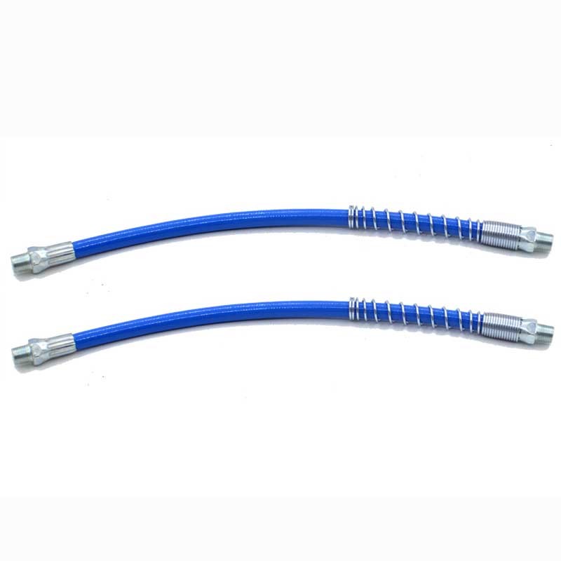 Grease Gun Hose Flexible Heavy Duty Flex Hose Explosion-Proof Spring Lube Gun Hose For Hand And Air 