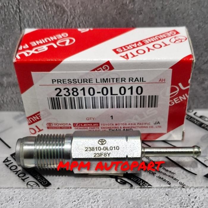 Valve Sensor Limiter Pressure Commonrail Innova Hilux Fortuner Diesel Car Kode 080