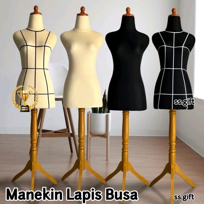 TERBARU Manekin Wanita Lapis Busa Patung Baju Wanita Dressmaker Manekin Lapis Busa Trendi Manekin
