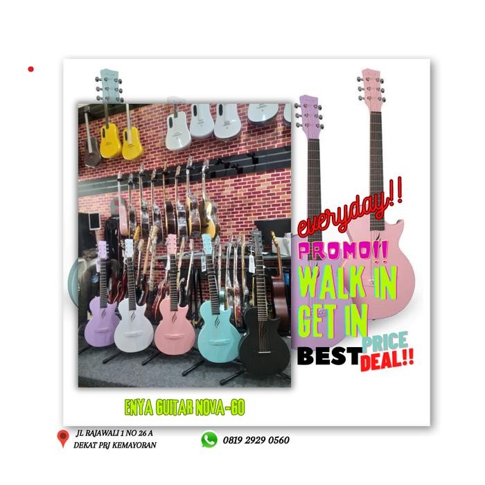 ENYA GUITAR NOVA-GO WHITE BMJ