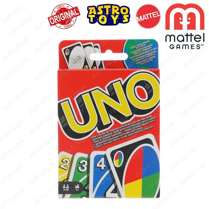 Uno 112 Wild Card Series Original Mattel / Mainan Anak Permainan Keluarga Kartu Uno Ori Asli W2085