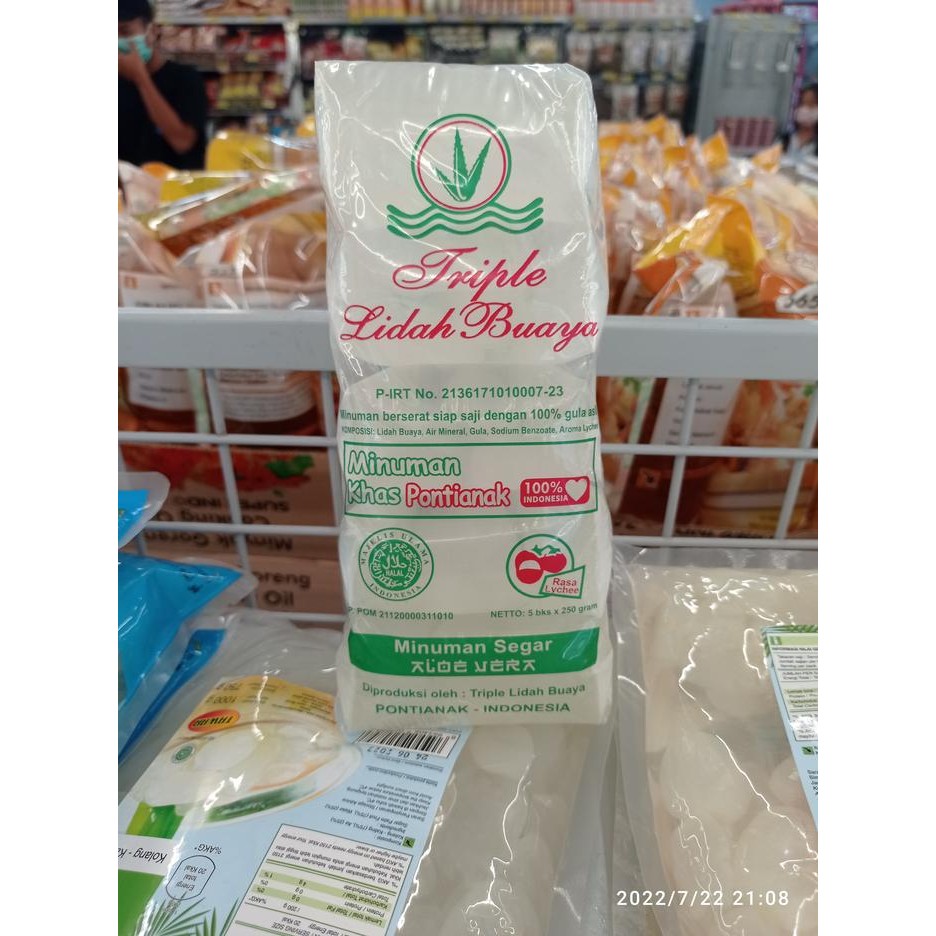 

Lidah Buaya Per Pack 5X250Gr