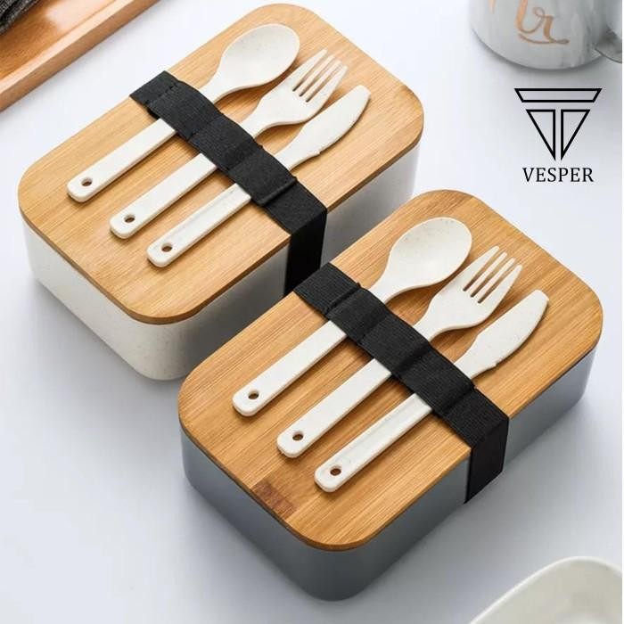 

(Expert) japanese bamboo bento lunch box / kotak tempat bekal makan tutup bambu
