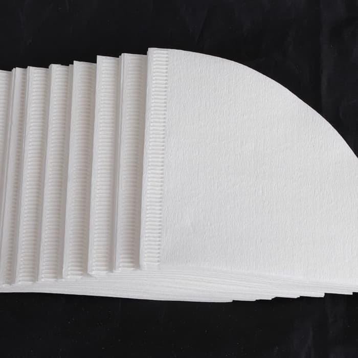 

(Expert) Alat Kopi Cafec CC1-100W V60 Coffee Filter Paper 01 White isi 100pcs