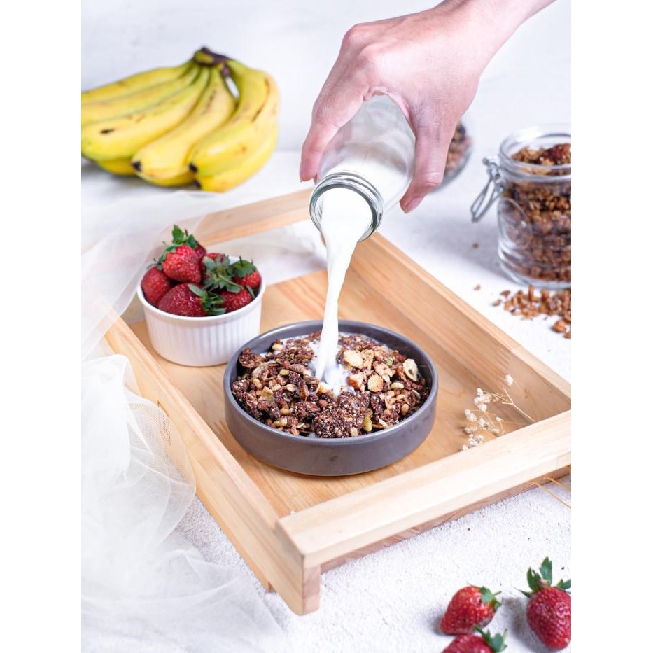 

(Allthebest) Granola LESS SWEET 140 gr Nutriology Sereal Makanan Diet Sehat Crunchy