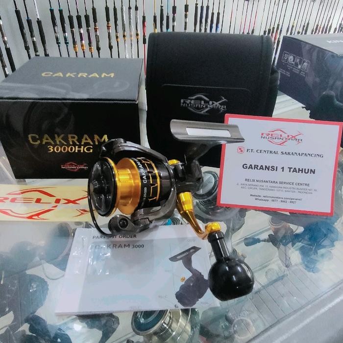REEL SPINNING RELIX NUSANTARA CAKRAM DAN KINCIR