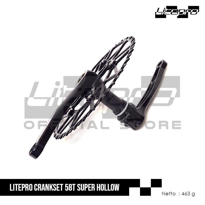 LITEPRO CRANKSET 58T SUPER HOLLOW