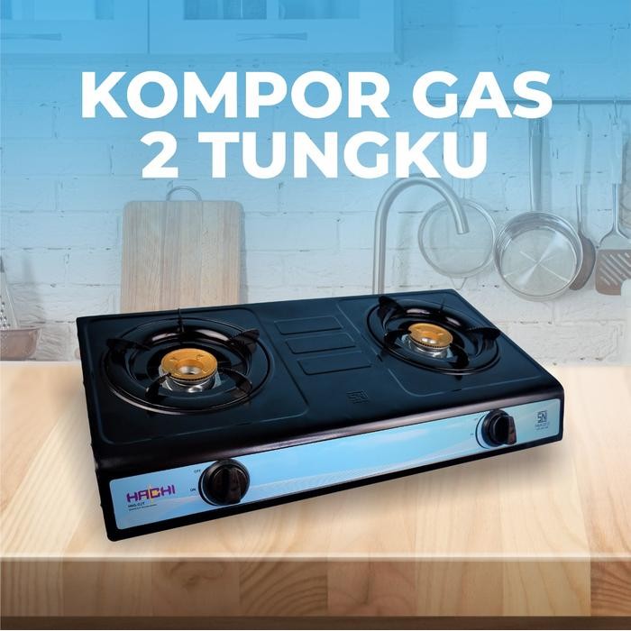 Kompor Gas Setara Quantum 2 Tungku / Kompor Gas