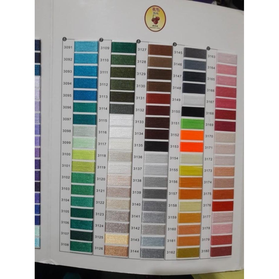 (Expert) BENANG BORDIR 100% POLYSTER FUYI