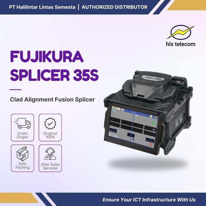 Splicer Fujikura 35S Clad Alignment Alat Sambung Fiber Optik