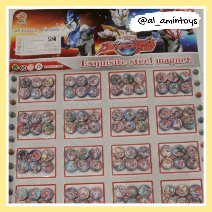 (Expert) Mainan magnet kancing karakter