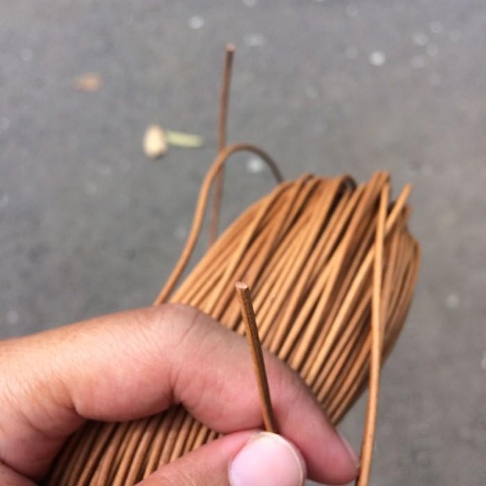 (Expert) Tali Kulit Sapi Bulat Diameter 2mm Panjang 5m Untuk Membuat Perhiasan