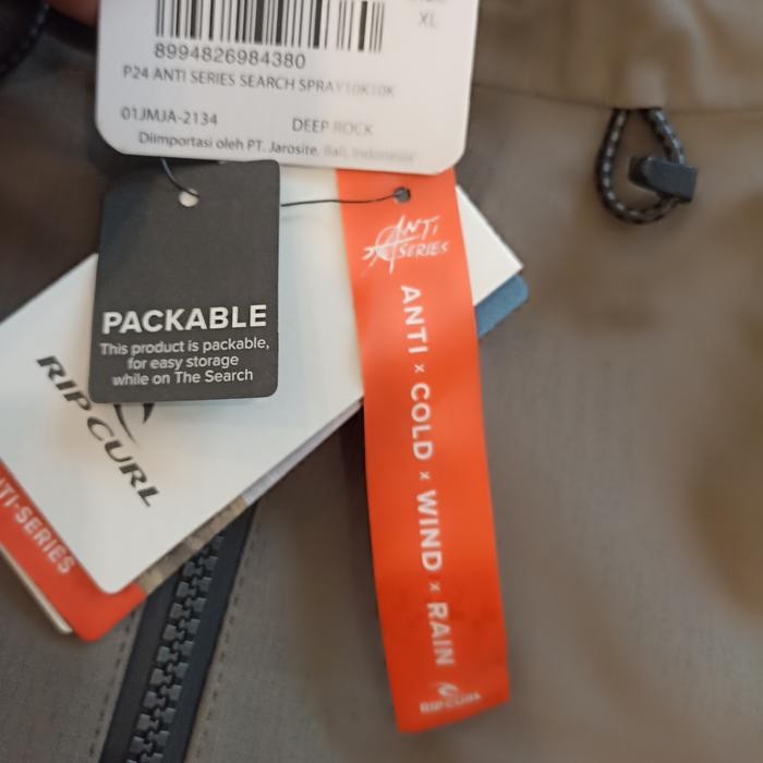 Best Seller Jaket Pria Rip Curl Original Anti Series Spray Windbraker