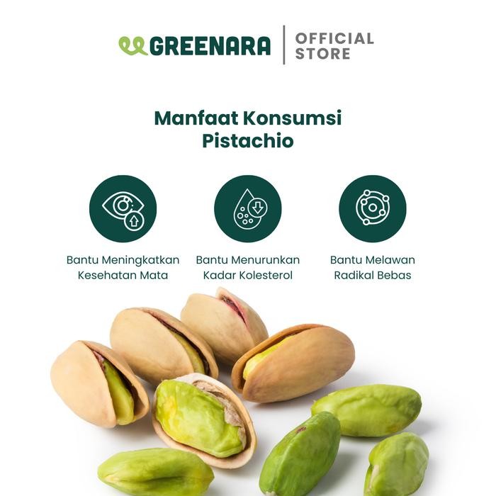 

Kacang Pistachio Kupas Panggang 100Gr / Roasted Pistachio Kernel