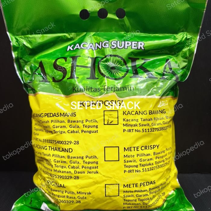 

Kacang Bawang Super Merk Ashoka 2,5 Kilogram