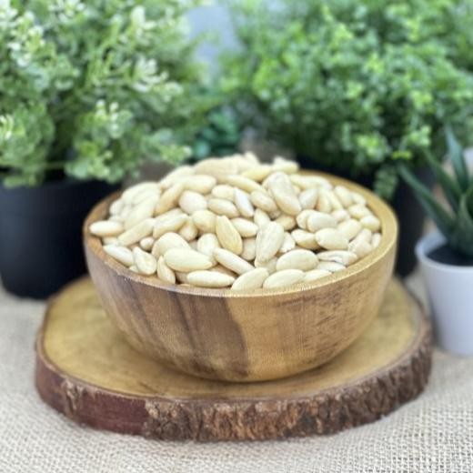 

Organic Paradise Raw Blanched Almond 1 Kg / Kacang Almond Kupas Kulit Mentah 1 Kg Usa Non Gmo