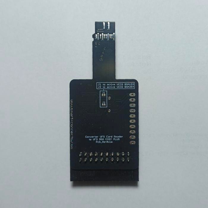 Converter UFS SD Card Reader to BGA 153 254 ISP Socket Easy JTAG Plus